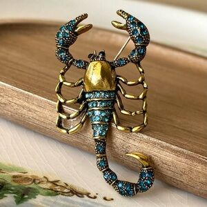 ✨ Anthropologie Emperor Scorpion Brooch